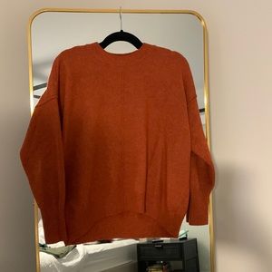 Fall Orange Sweater